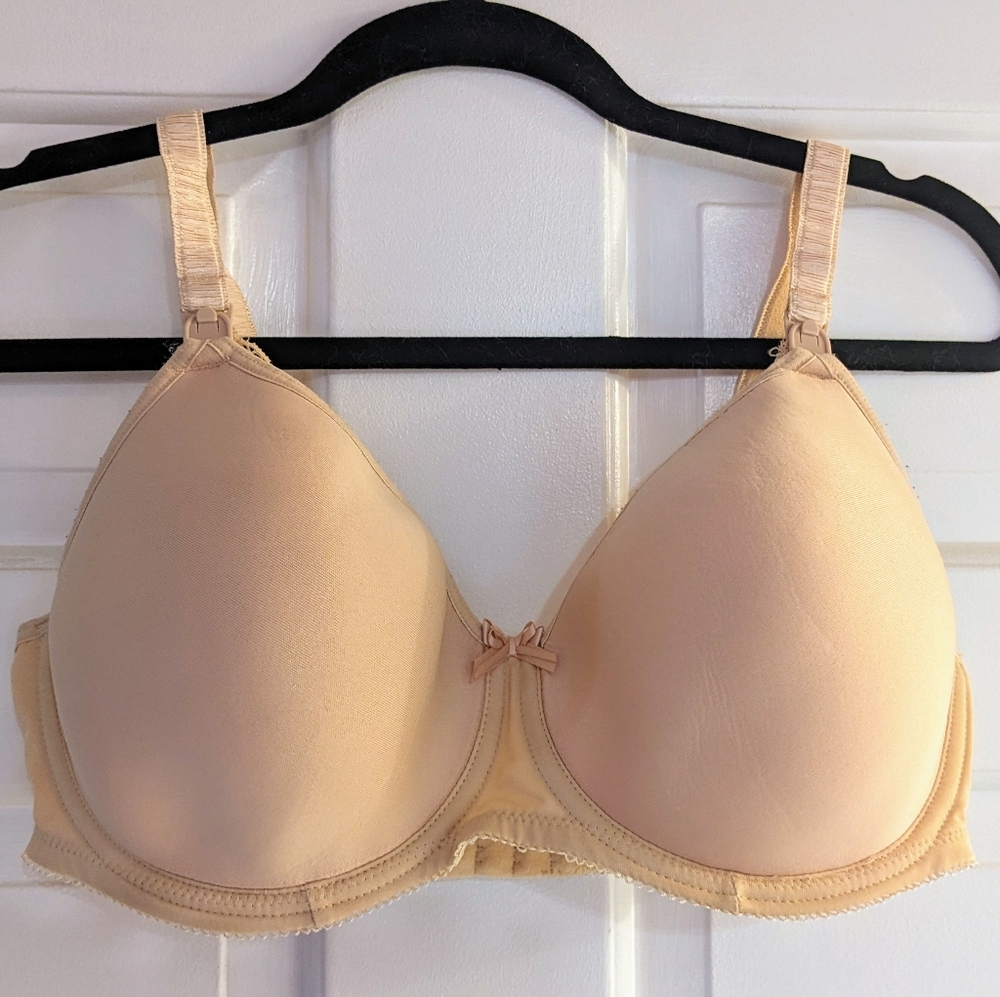 FREYA pure nursing bra size 34G tan beige